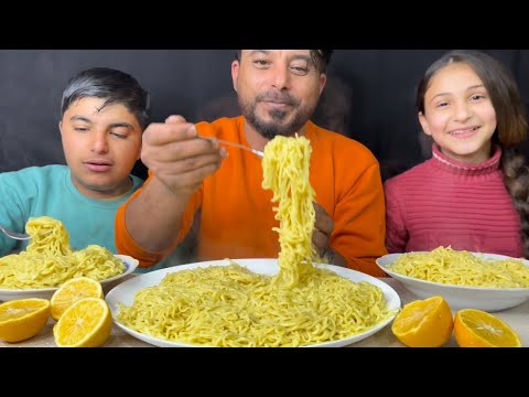 آكل ندومي بل يمون مع رامي وبنت خوي