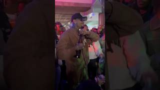 Chris Brown vibing at 11:11 album release party