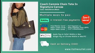 Coach Outlet Cammie Chain Tote In Colorblock