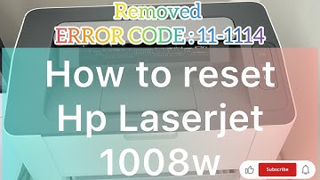 Avoid These Mistakes in HP Laserjet 1008wInstallation Remove error code :11-1114