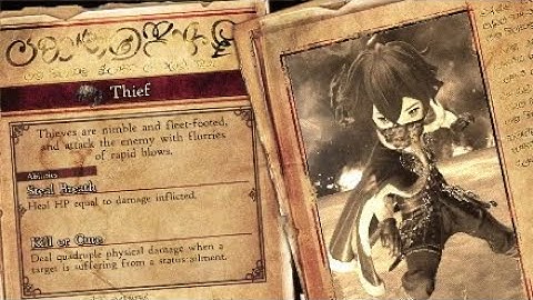 Bravely Default 2 - Bernard Thief Boss & Thief Asterisk Job Class!