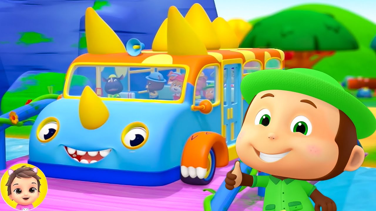 Wheels On The Bus Nursery Rhyme for Kindergarten Kids - YouTube