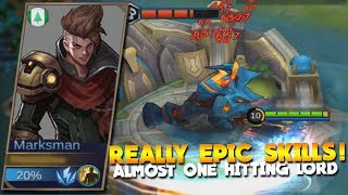 NEW Hero Marksman (StarLord) Gameplay & Skills! Mobile Legends
