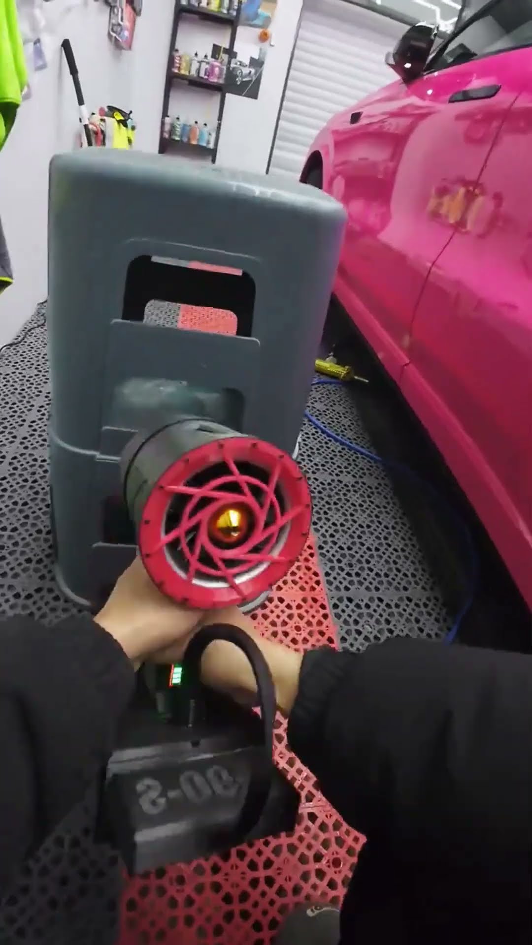 Car wash dryer test process- Good tools and machinery make work easy