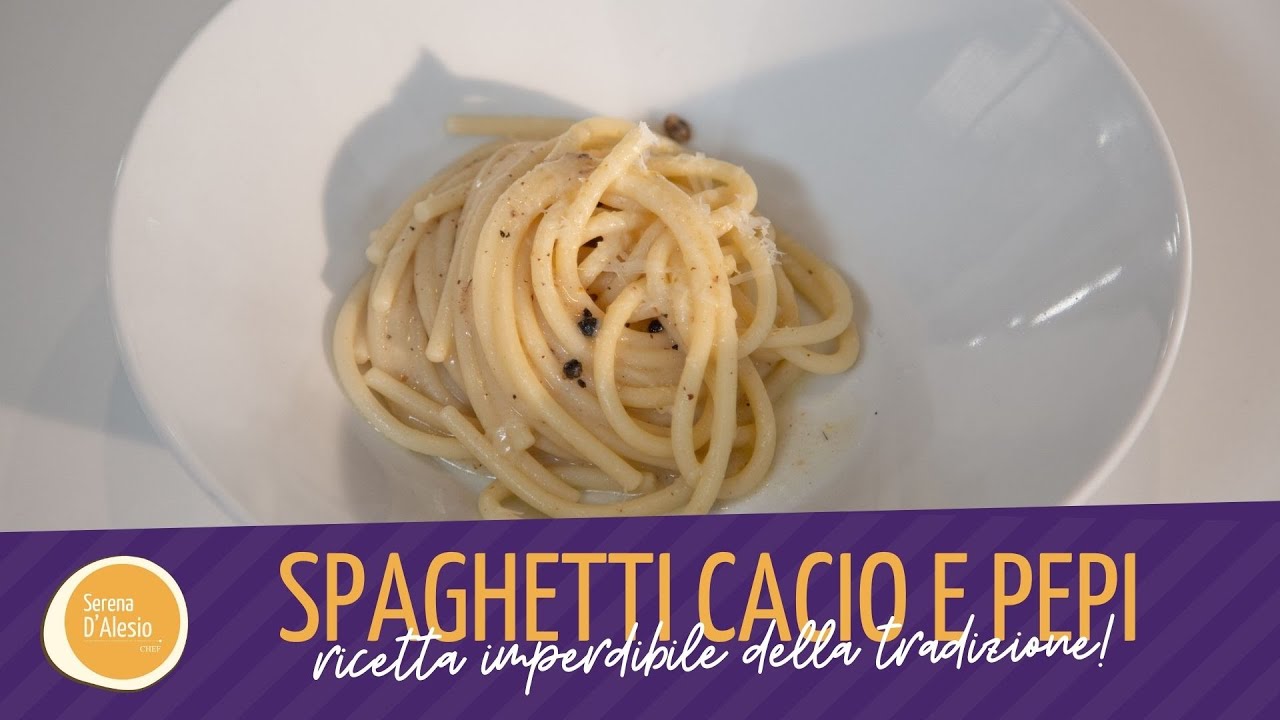 Come preparare degli spaghetti cacio e pepe super !