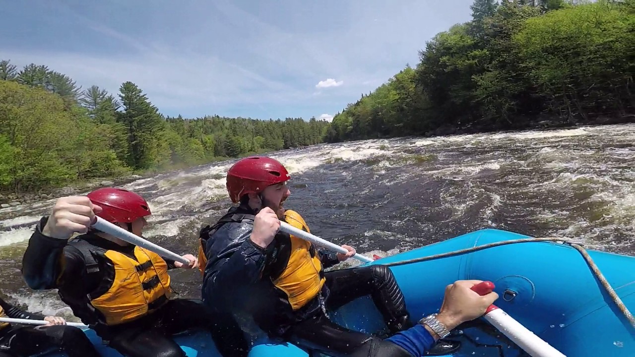 Rafting the Dead River, Maine 7,200 cfs 5/28/17 Adam Bachelor Party