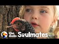 Loyal Chicken Lets Her Favorite Girl Snuggle Her As Tight As She Wants | The Dodo Soulmates