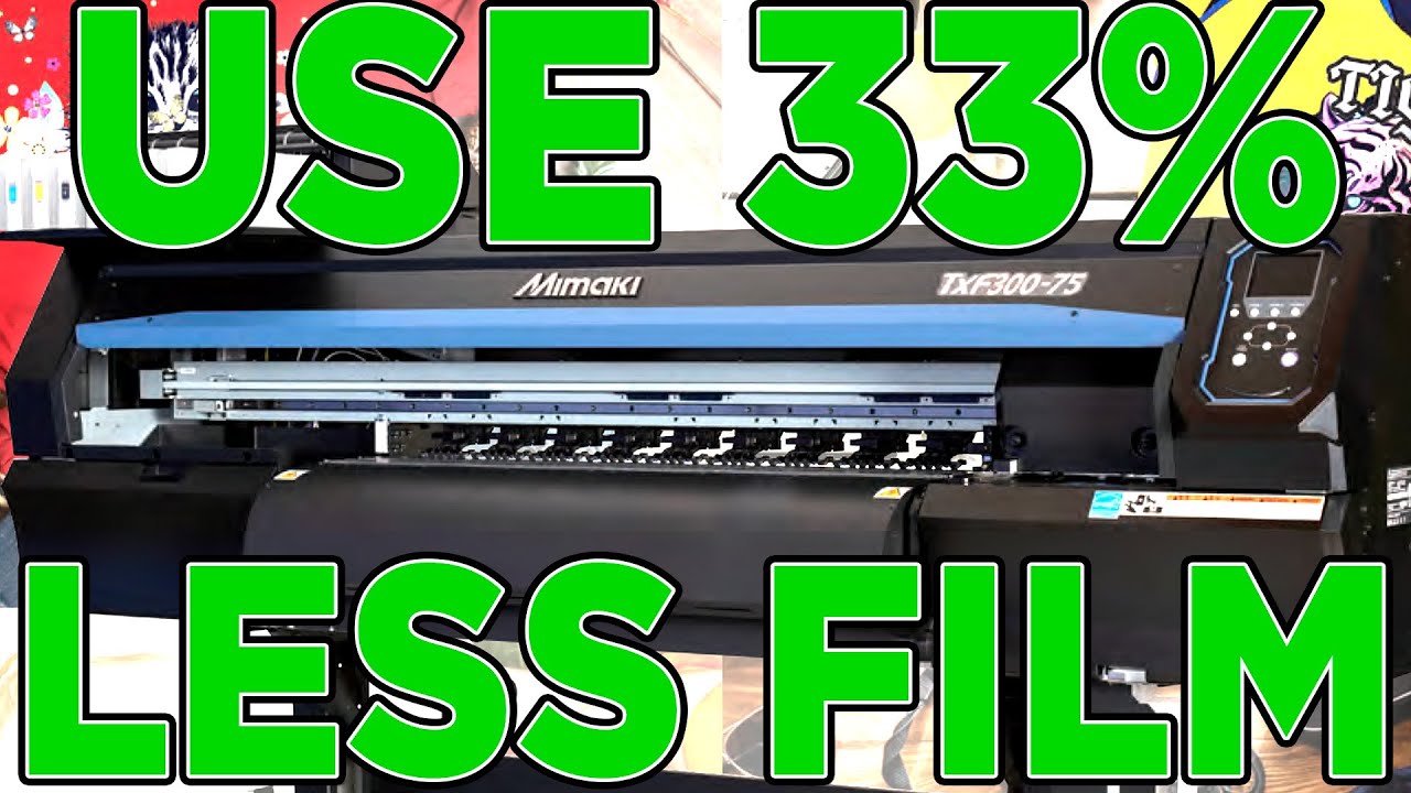 Waste Less DTF Film with Mimaki's Larger Print Area