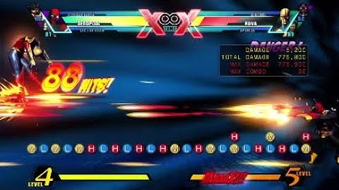 UMvC3 Deadpool - Midscreen to Corner, Solo