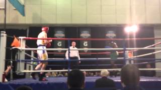 Lawrence Okolie's knockout blow at the BUCS Nationals 2014