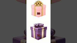 39 Vs 79 Gifts Challenge