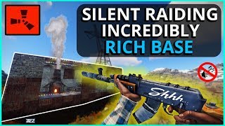 WE DID NOT EXPECT THIS MUCH LOOT FROM SILENT RAIDING A HUGE BASE!! - RUST (Part 3)
