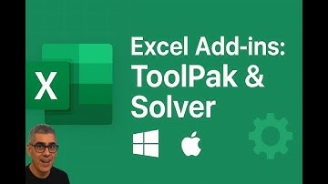 How to Install Analysis ToolPak & Solver in Excel (Windows & Mac)