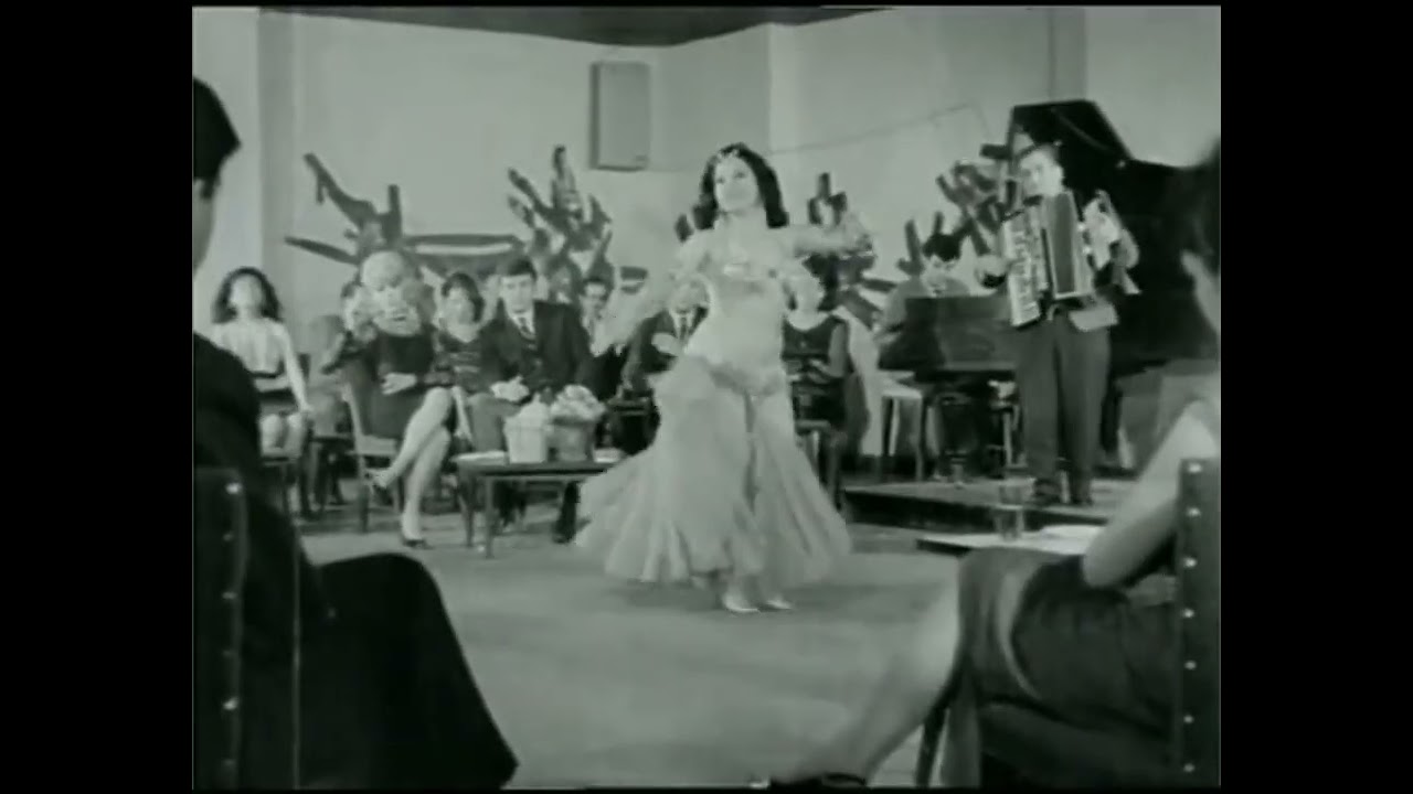 Rare 1965 Turkish Movie Belly Dance | Tahiye Salem in Ölüm Çemberi