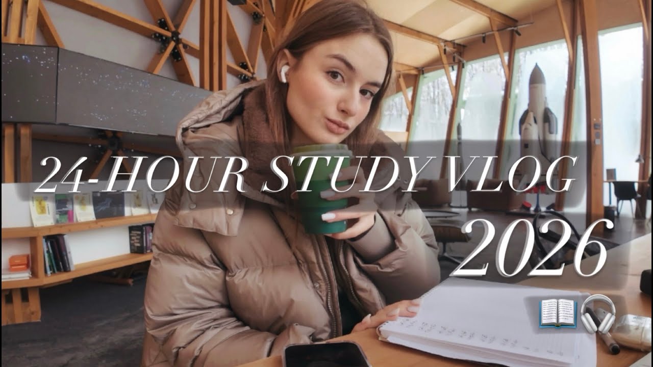 ВШЭ/STUDY WITH ME/ 24-HOUR STUDY VLOG/2026/ продуктивный день