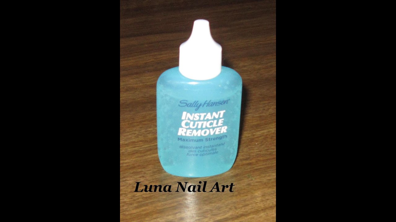 Instant cuticle remover YouTube