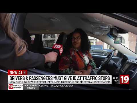New Ohio law requires passengers to provide ID information during traffic stops