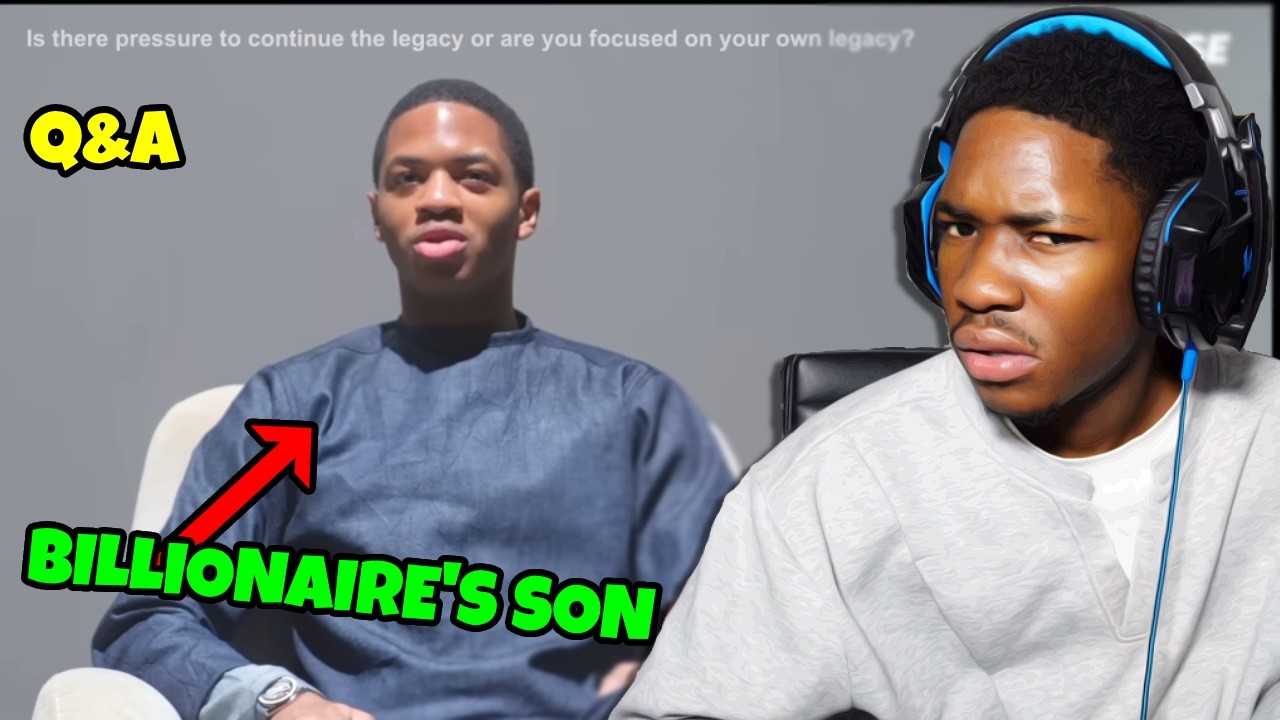 They asked a billionaire's son Questions...*My Reaction*