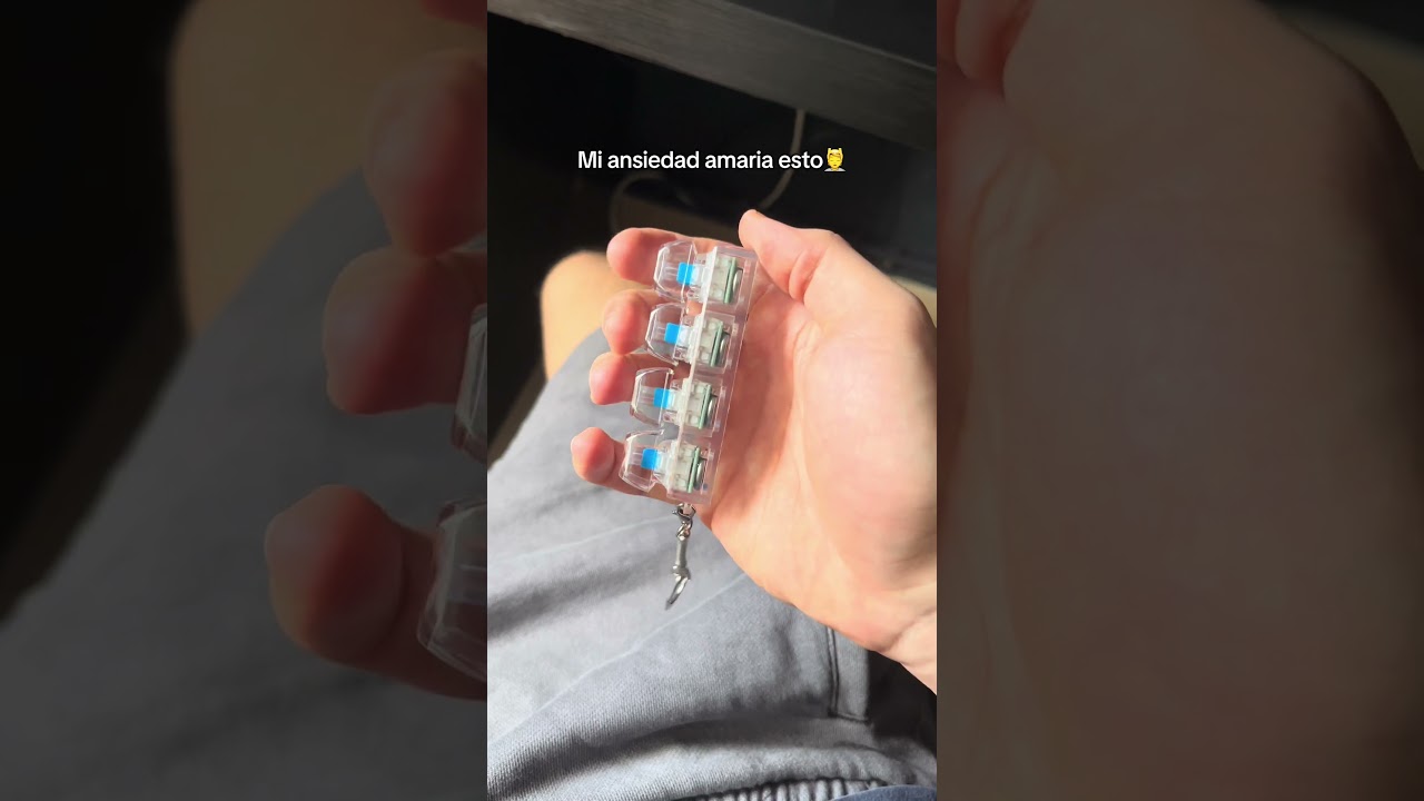 Este miniteclado led calmo mi ansiedad y libero mi estrés😭