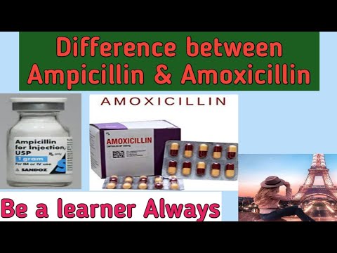 تصویری: آیا آمپی سیلین و آموکسی سیلین یکسان هستند؟
