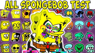FNF Character Test | Gameplay VS My Playground | ALL SpongeBob Test