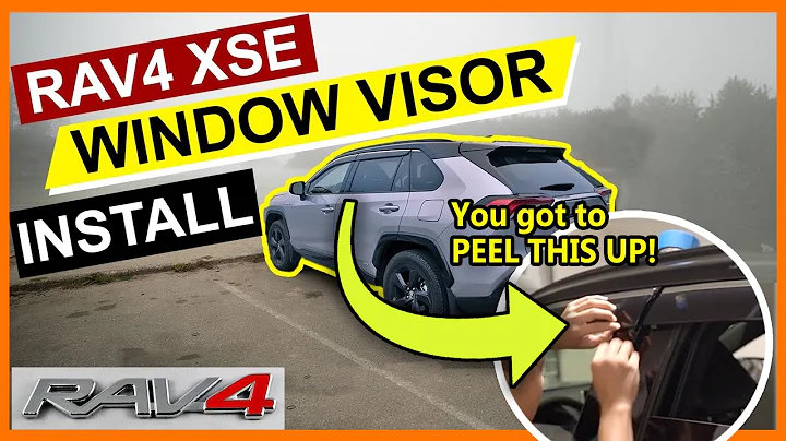 Window Visor HOW TO INSTALL | Toyota Rav4 XSE Hybrid | Julius Pasion