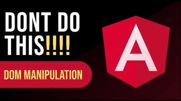 You need to stop doing this in your Angular app!