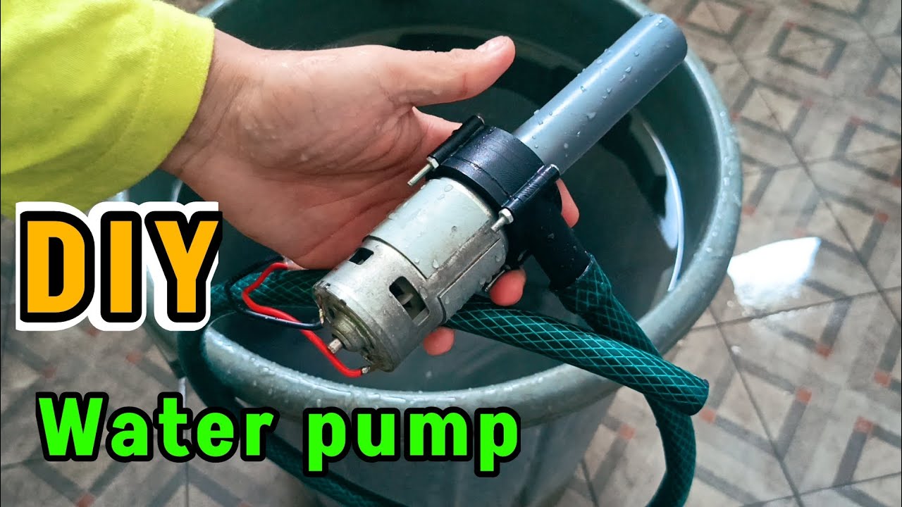 Membuat pompa air menggunakan dinamo  RS775 #moni_kreatif