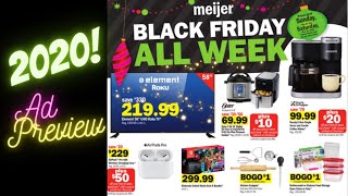 Meijer Black Friday Ad Preview 2020 | November 22-28, 2020