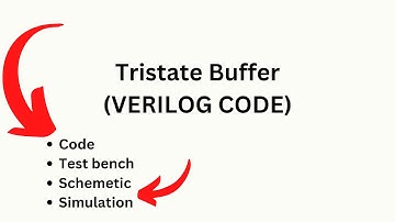 Tristate buffer Verilog code #tristatebuffer #verilog #vlsi