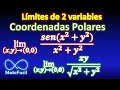 06. Límites de dos variables COORDENADAS POLARES, ejemplos resueltos