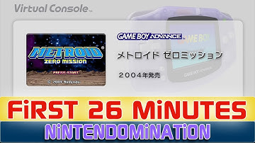 WiiU VC GBA - Metroid Zero Mission - First 26 Minutes
