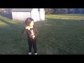 Dog breaks chain and comes charging toward little girls!! Dog breaks chain and comes charging toward little girls!!