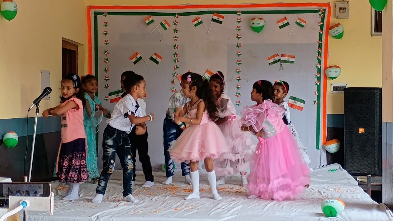 Dance by Ukg class on 78th independence day celebration # ...