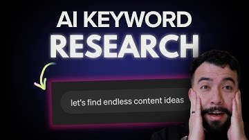 This AI Keyword Research Hack Finds UNLIMITED Content Ideas