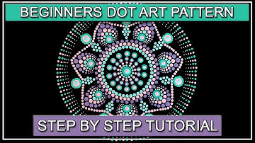 Beginners: Dot Art Pattern - Dotting Diamonds - Part 4