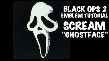 Scream - Ghostface emblem tutorial Black ops 2