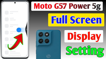 Moto G57 Power 5g full screen mode settings | How to use full screen display in Moto G57 Power 5g