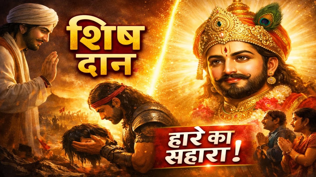 Khatu Shyam Ji Story 🔱 | खाटू श्याम जी की दिव्य कथा | शीश दानी बर्बरीक | हारे का सहारा श्याम बाबा
