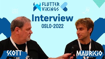 Interview with Mauricio Pastorini at FlutterVikings Oslo 2022