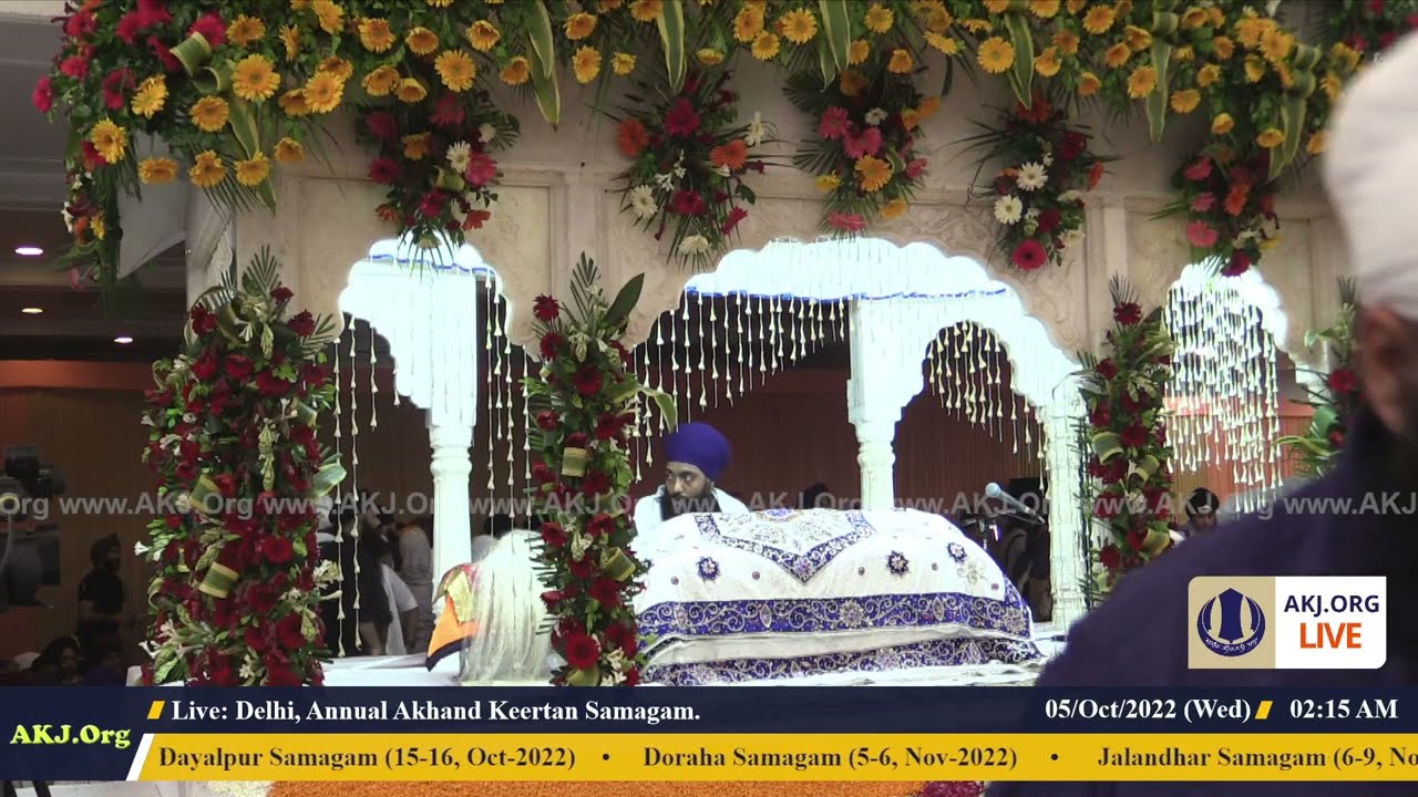 074 Delhi 4Oct2022 TueEve Rainsabai Bhai Bikramjeet Singh Jee Garhi