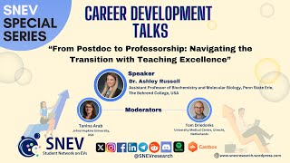 SNEV Career Development Series: From Postdoc to Professorship