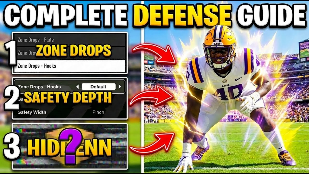 Полное руководство по надежной защите в College Football 26! 🔒