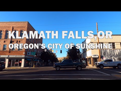 Klamath Falls, Oregon - Driving Tour 4K
