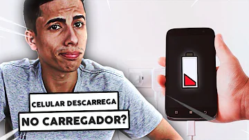 O que fazer quando o celular em vez de carregar descarrega?
