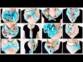 ♡これさえ見れば【ZARA】のシルク【スカーフの巻き方】は簡単!27アレンジ!how to wear a ZARA silk scarf 27 ways