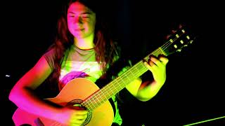 Gioia Guerriero Performing For Guitar Stars Online Concert At Glory Studios In Bancroft, Ontario