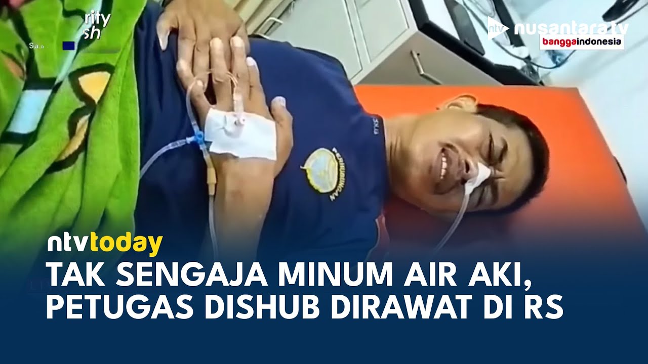 Petugas Dishub Pasuruan Minum Air Aki di Kulkas, Korban Dilarikan ke Rumah Sakit | NTV TODAY