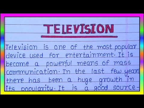 Essay on Television
