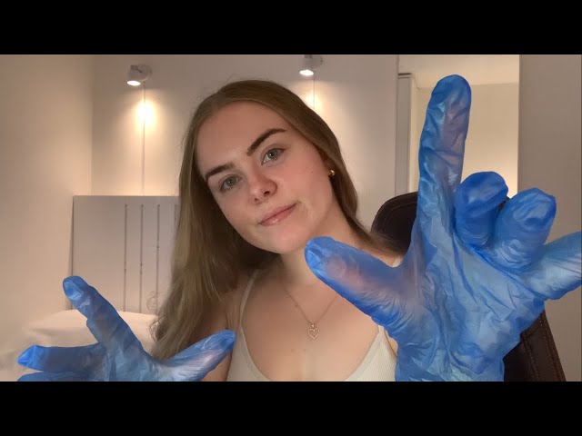 ASMR Full Eyebrow Makeover ☁️ (waxing, plucking, tinting, mouth sounds, fast and aggressive)